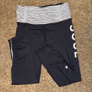 Lululemon x Soulcycle Black leggings